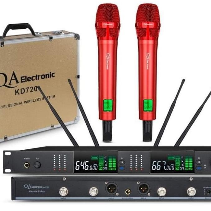 mic wireless qa electronic kd720 qa electronik kd 720 original rdw