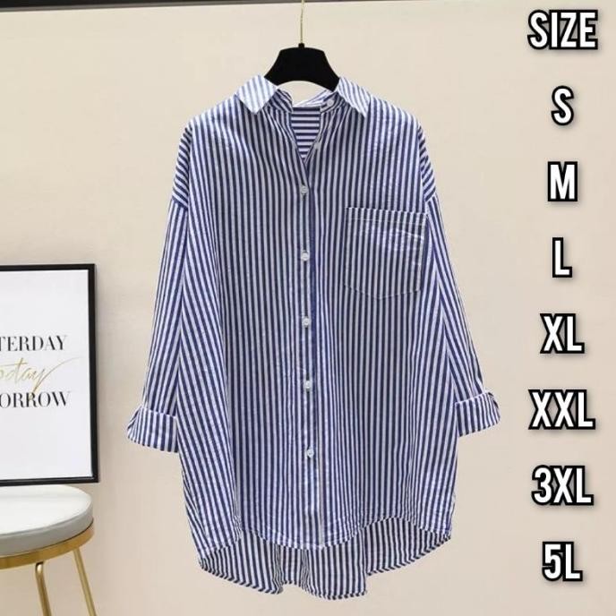 KEMEJA BRIANA SIZE S M L XL XXL 3XL 5XL - KEMEJA WANITA SALUR