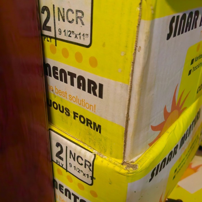 

Continuous Form Sinar Mentari 2 Ply Prs/Full Diskon