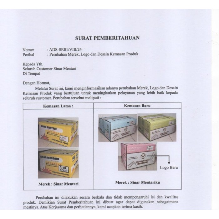 

Continuous Form Sinar Mentari 4 Ply Prs Terbaik