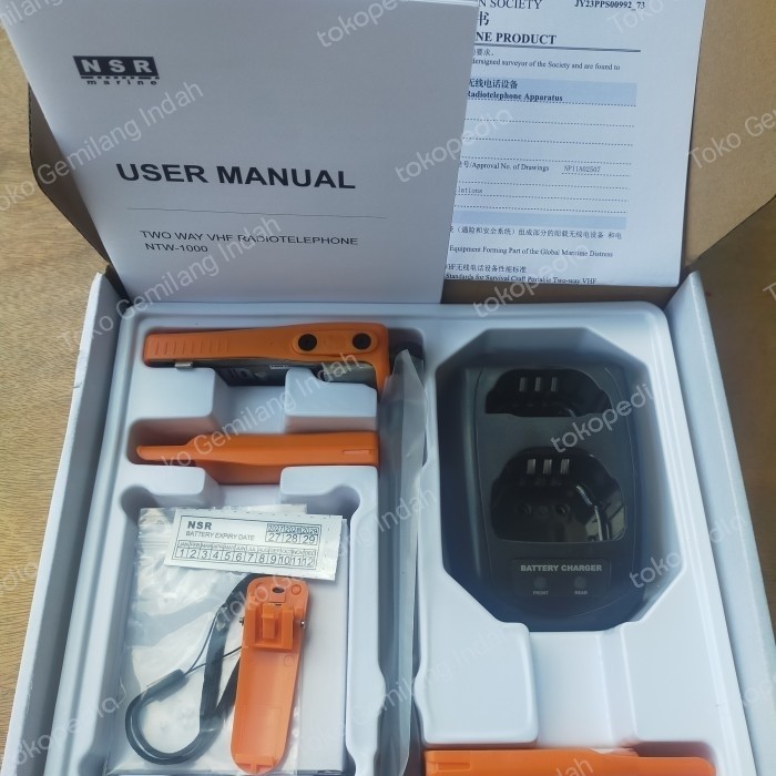 Gmdss Portable Vhf Radio Nsr (Ntw-1000) Promo