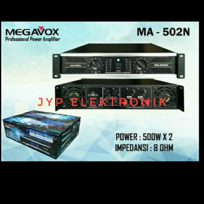 Termurah Power Amplifier Megavox Ma 502N / Ma502N / Ma 502 N Original