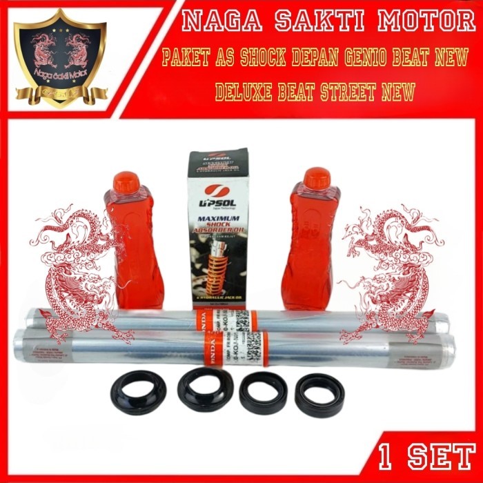 Paket As Shock depan Genio Beat Deluxe Beat Street Scoopy K2F KOJ