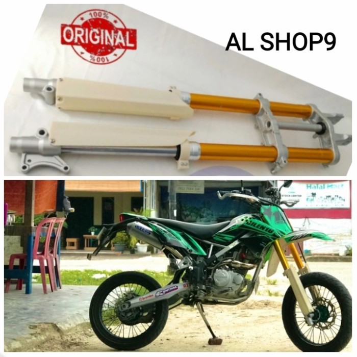 UP SIDE DOWN KLX 150 DTRACKER 150 USD / SHOCK DEPAN KLX DTRACKER 150