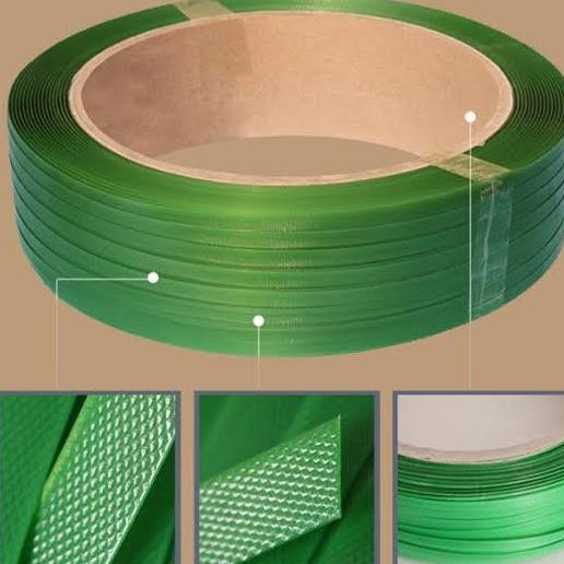 

Strapping Band Tali hijau PET 3/4 inch 19mm GREEN ( HIJAU )