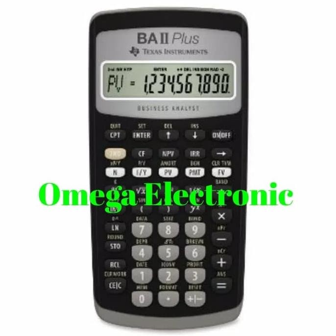 

NEW Texas Instruments BA II Plus Financial Calculator Sekolah Kuliah