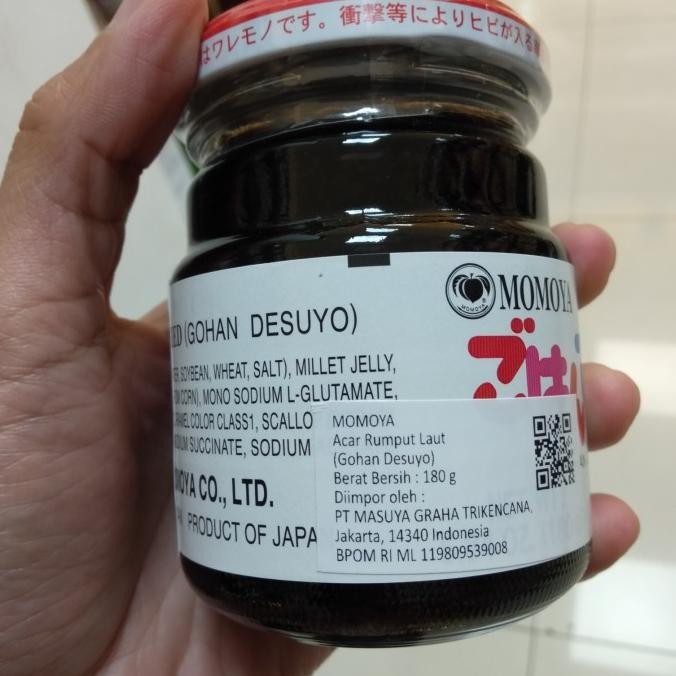 

Momoya Gohan Desuyo 180 Gr / Acar Rumput Laut / Seaweed Paste For Rice Terlaris