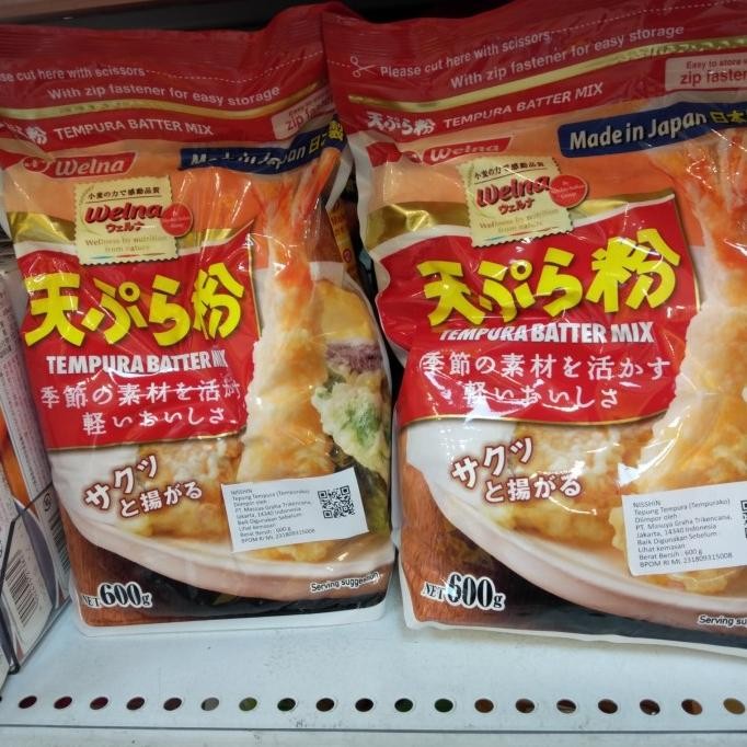 

Nisshin Tepung Tempura 600 Gram( Tempurako) / Tempura Batter Mix Terlaris