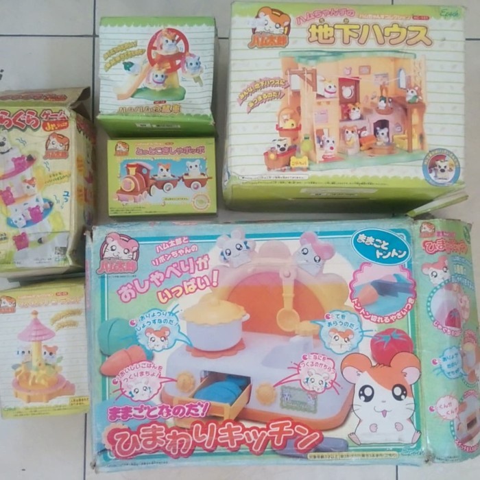 Hamtaro Epoch Tower Merry Go Round Boat Swing Boat