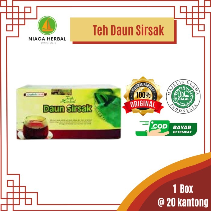 

TEH CELUP DAUN SIRSAK Teh Herbal Kanker