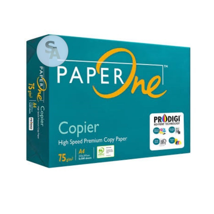 

Paper One A4 75 Gsm - Khusus Instant / Same Days - Per Box = 5 Rim Terbaik