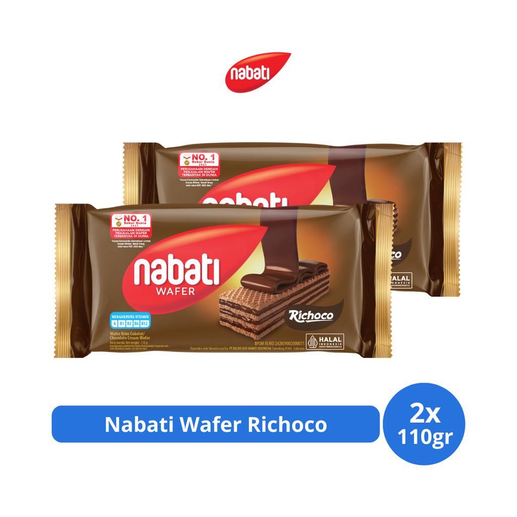 

Nabati Wafer Richoco 110gr x 2 pcs