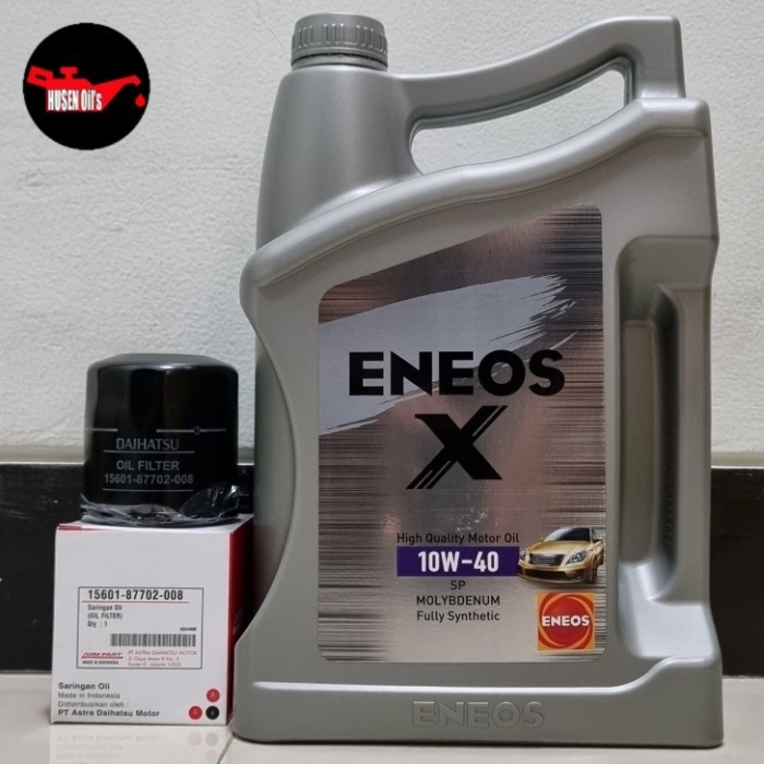 Paket Eneos Molybdenum 10W40/10W-40 + Filter Oli Toyota/Suzuki/Honda Harga Spesial