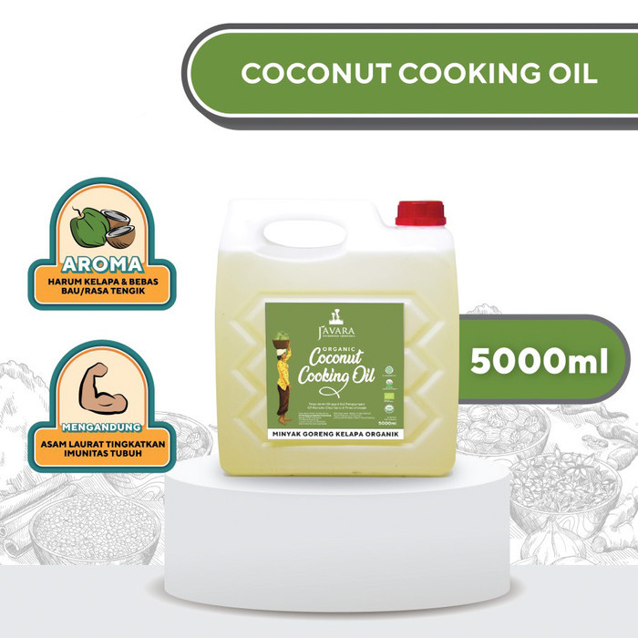 

Organic Coconut Cooking Oil/Minyak Kelapa Organik 5 Liter Javara Barangbaru