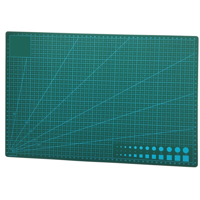 

Terlaris Alas Kerja Potong A3 45x30cm Matras Cutting Work Cutting Mat Pad Hijau SALE