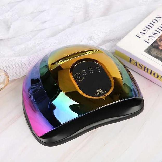 TERLARIS - Indigo D9 Pengering Kutek Kuku 150W UV LED Nail Dryer 57 LED - Hijau kuning