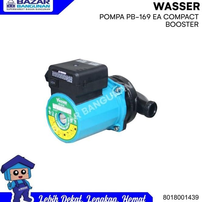 Pompa Air Dorong Booster Pump Wasser Compact Pb 169 Ea Pb169Ea