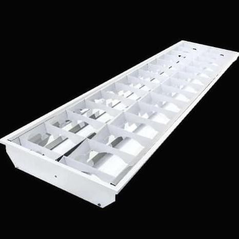 kap lampu RMI 2x36w merk pyramid