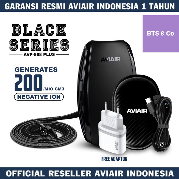Terbaru Aviair Travo Pur Black Personal Air Purifier Avp858Rs