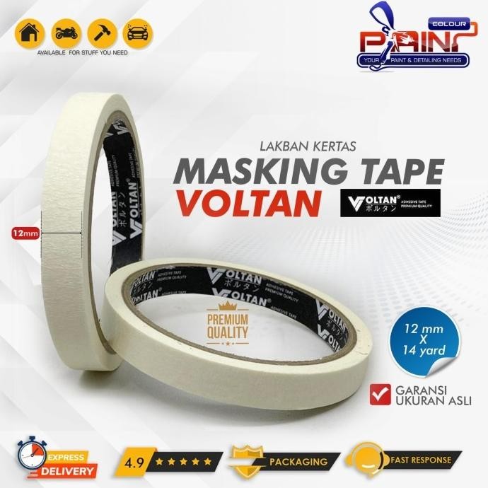 

TERBARU - Masking Tape / Kertas Lem 12MM x 14 Yard / Masking Tape Air brush