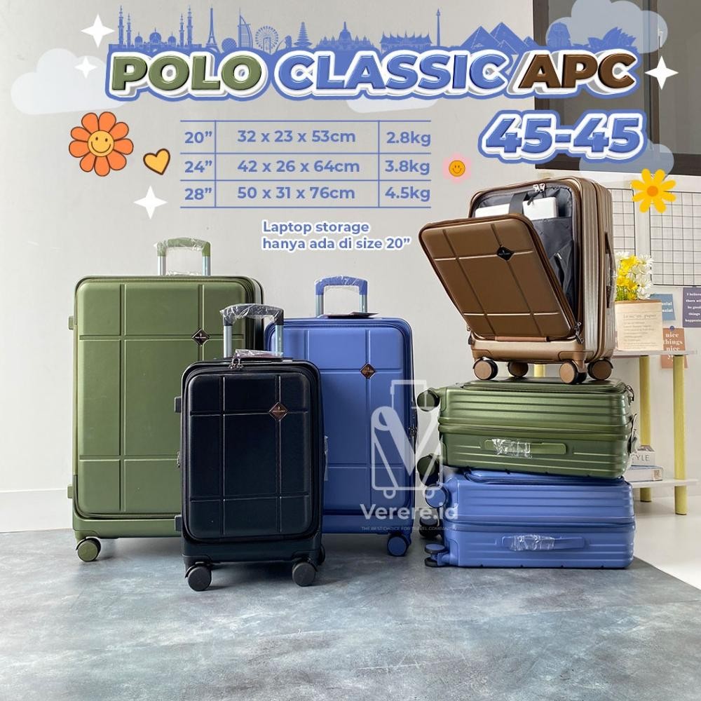 Selen Koper Jumbo Polo Classic Series 20 24 28 Inch Tsa Lock Expandable Ringan