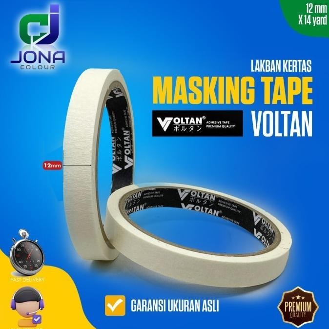

BEBAS ONGKIR - Masking Tape / Kertas Lem 12MM x 14 Yard / Masking Tape Air brush
