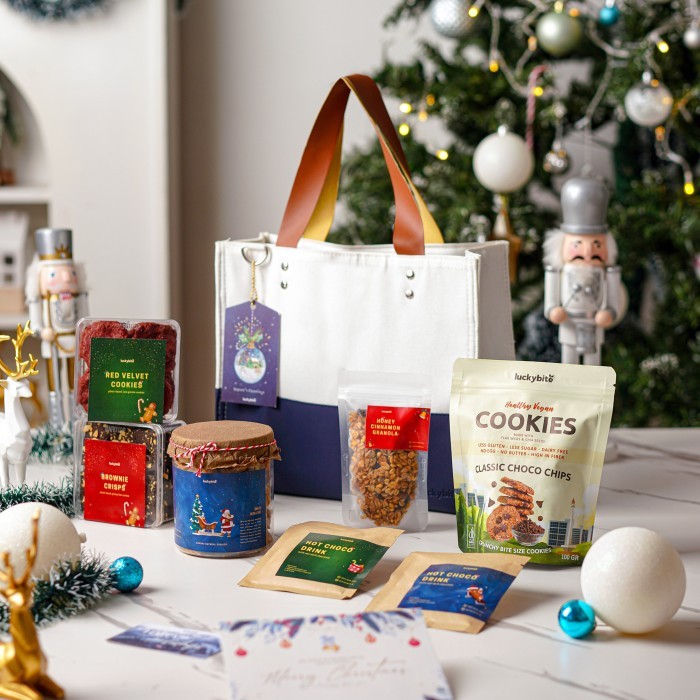 

NEW! Hampers Natal / Christmas Hampers - Holiday Set - Premium Leather Bag Limited