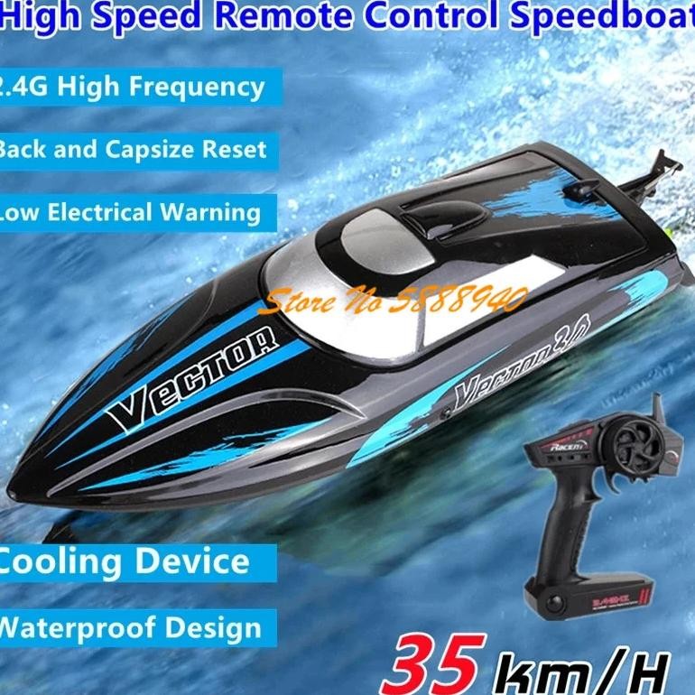 

AUTOMATIC CORRECTION NAVIGATION RC SPEEDBOAT BOAT MODEL 2.4G 35KM/H LOW ELECTRICAL WARNING WATERPROOF DESIGN REMOTE CONTROL BOAT