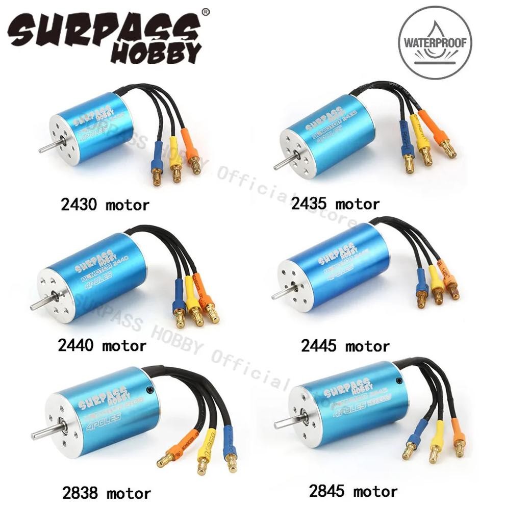 SURPASS HOBBY 2430 2435 2440 2445 2838 2845 BRUSHLESS MOTOR FOR WTLOYS REMO TIMAYA REDCAT 1/12 1/14 