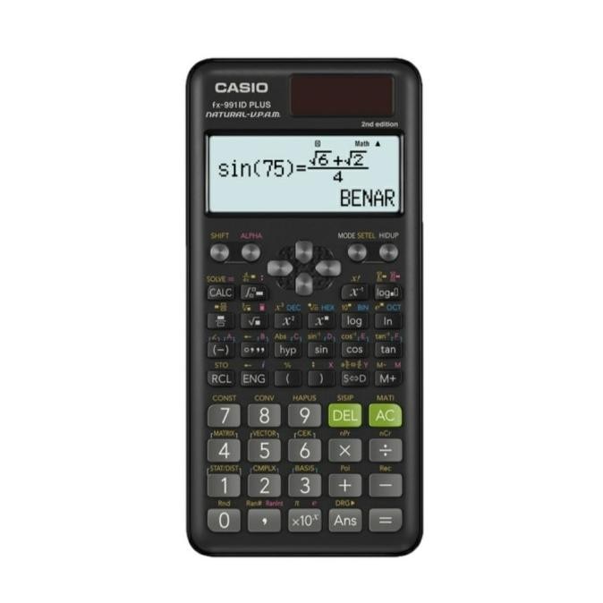 

TERLARIS - CASIO FX-991 ID PLUS - Kalkulator Ilmiah