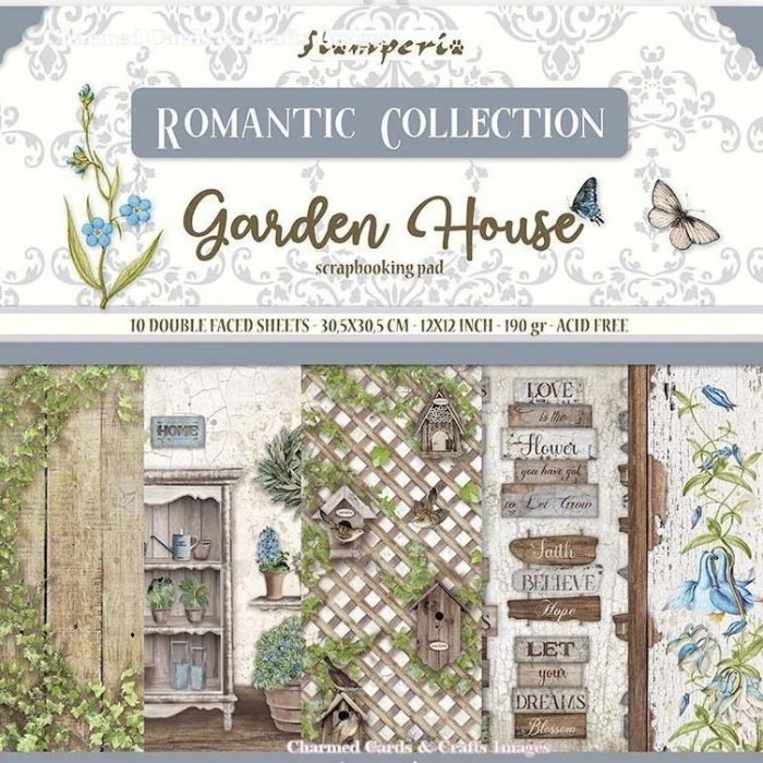 

Triyper Stamperia Garden House Paper Pad 12In