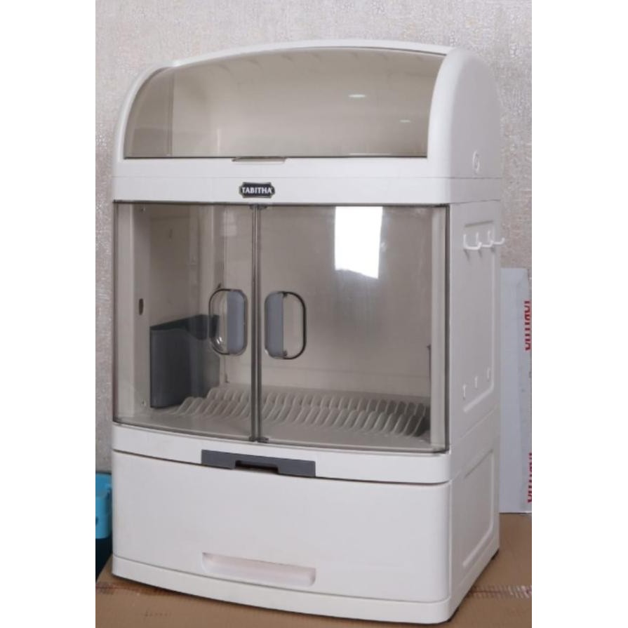 Rak Piring Plastik Tertutup Tabita Susun 2 3