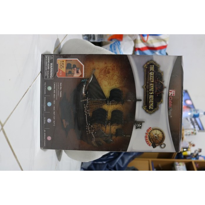 Jual 3D Puzzle Queen Anne'S Revenge - Cubicfun Ships