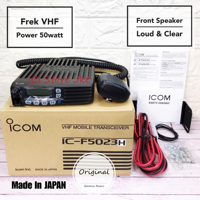 TERBARU Radio Rig Icom IC F5023 H / Icom IC F 5023 H Original