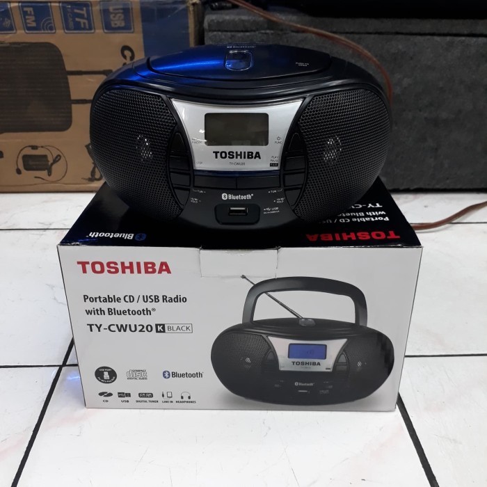 TERBARU Mini Compo TOSHIBA TY-CWU 20 BLUETOOTH, MP3,RADIO,USB