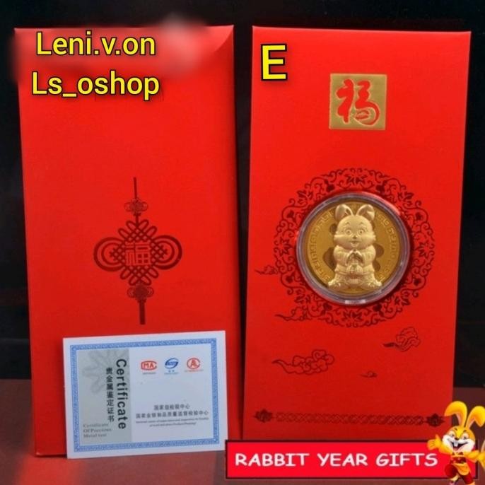 

BIG SALE ANGPAO IMLEK EMAS 2023 KELINCI RABBIT RED POCKET SINCIA AMPAU TAHUN BR !!!!!