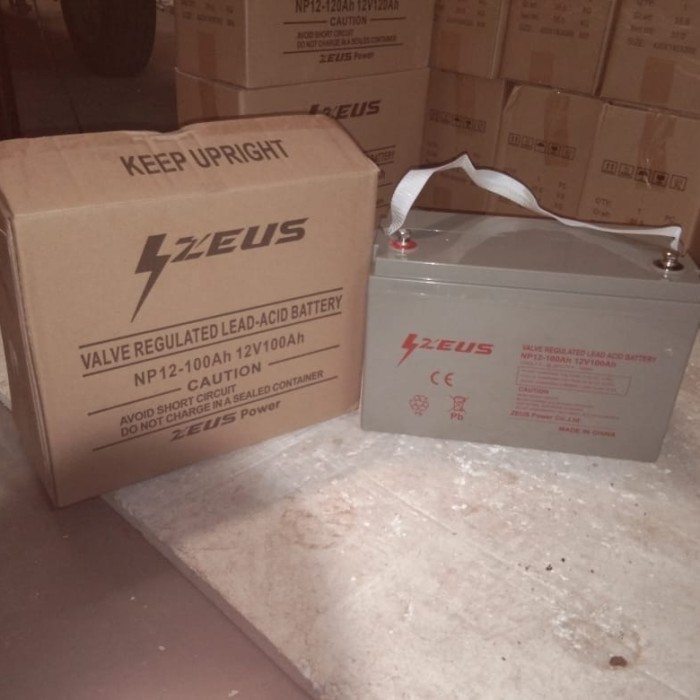 Jual Aki Baterai Gell Vrla 12V 100 Ah Baterai Solar Panel Solar Cell