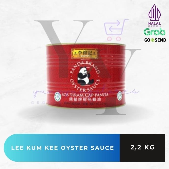 

Saus Tiram Cap Panda / Lee Kum Kee LKK Oyster Sauce Kaleng 2,2 Kg