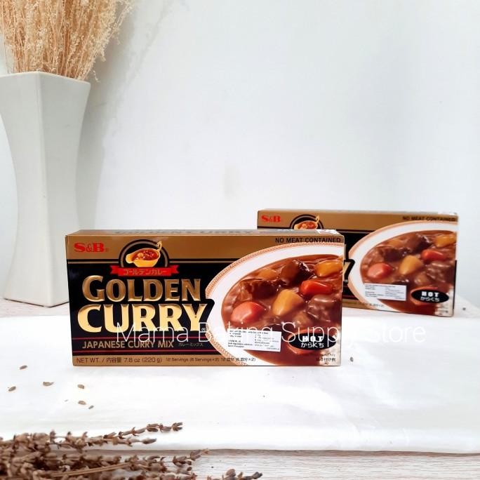 

S&B Golden Japanese Curry Bumbu Kari Jepang Pedas Snb Mix Hot 220 Gr Terlaris
