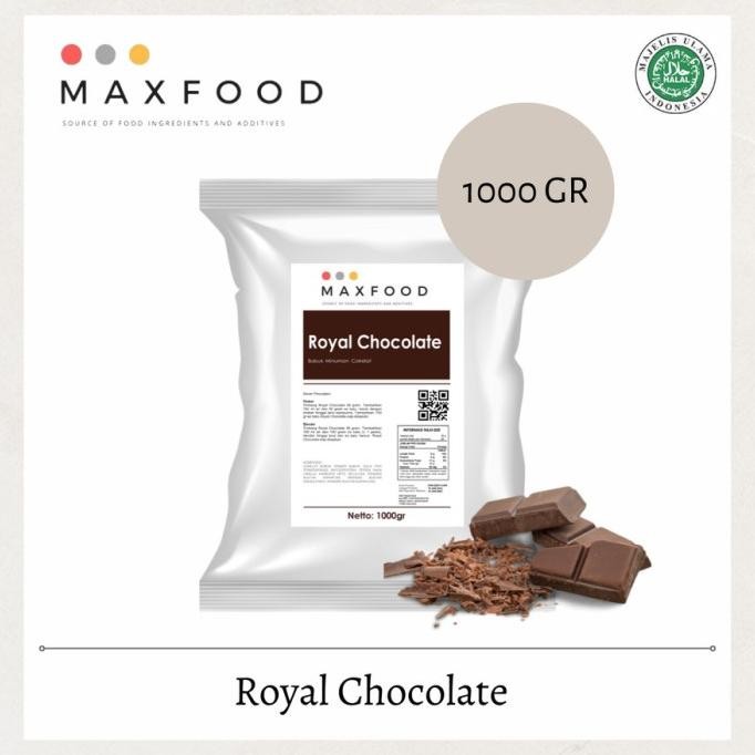 

1Kg Royal Dark Chocolate Powder/ Bubuk Minuman Coklat Royal