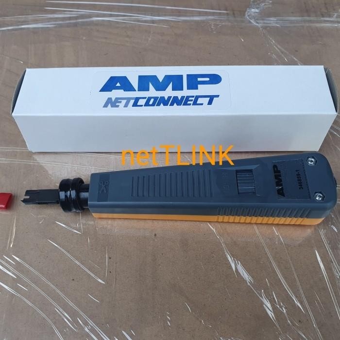 Amp Impact & Punch Down Tool / Tang Krone Modular Jack Rj 45