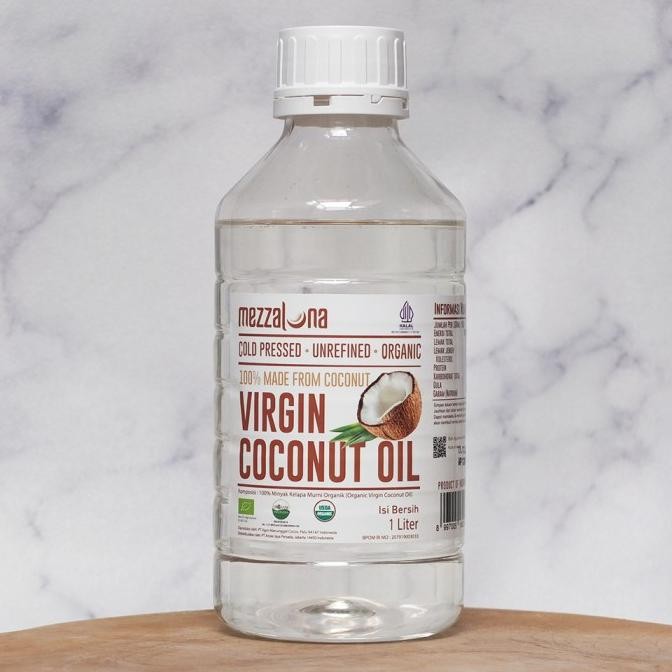 

EVCO Organik Mezzaluna 1 Liter Minyak Kelapa VCO Virgin Coconut Oil 1L