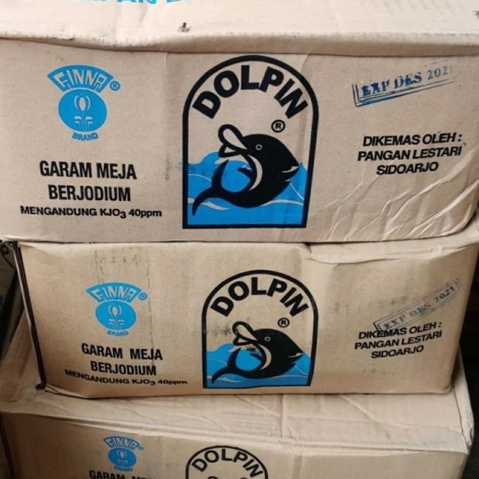

Garam Dolpin 1 kg per dus isi 12 GROSIR Gojek Only