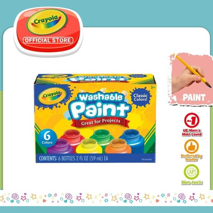 

Cat Air CRAYOLA 6 Ct. Washable Kids' Paint - 2 fl. Oz. Bottles