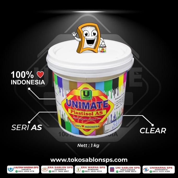 

Plastisol Unimate AS Clear 1kg