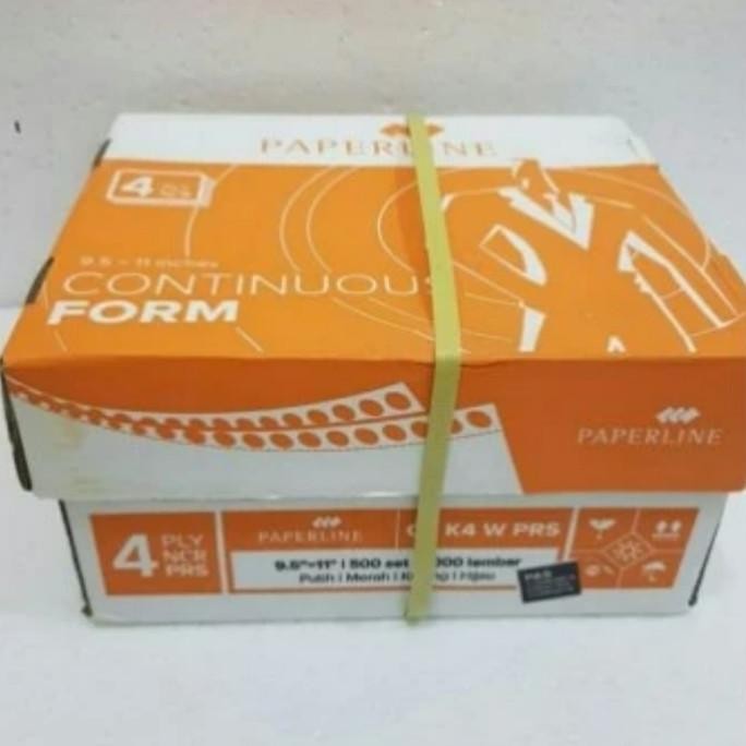 

TERLARIS - Kertas Komputer Continuous From 4Ply WARNA 9.5 x 11 NCR PAPERLINE
