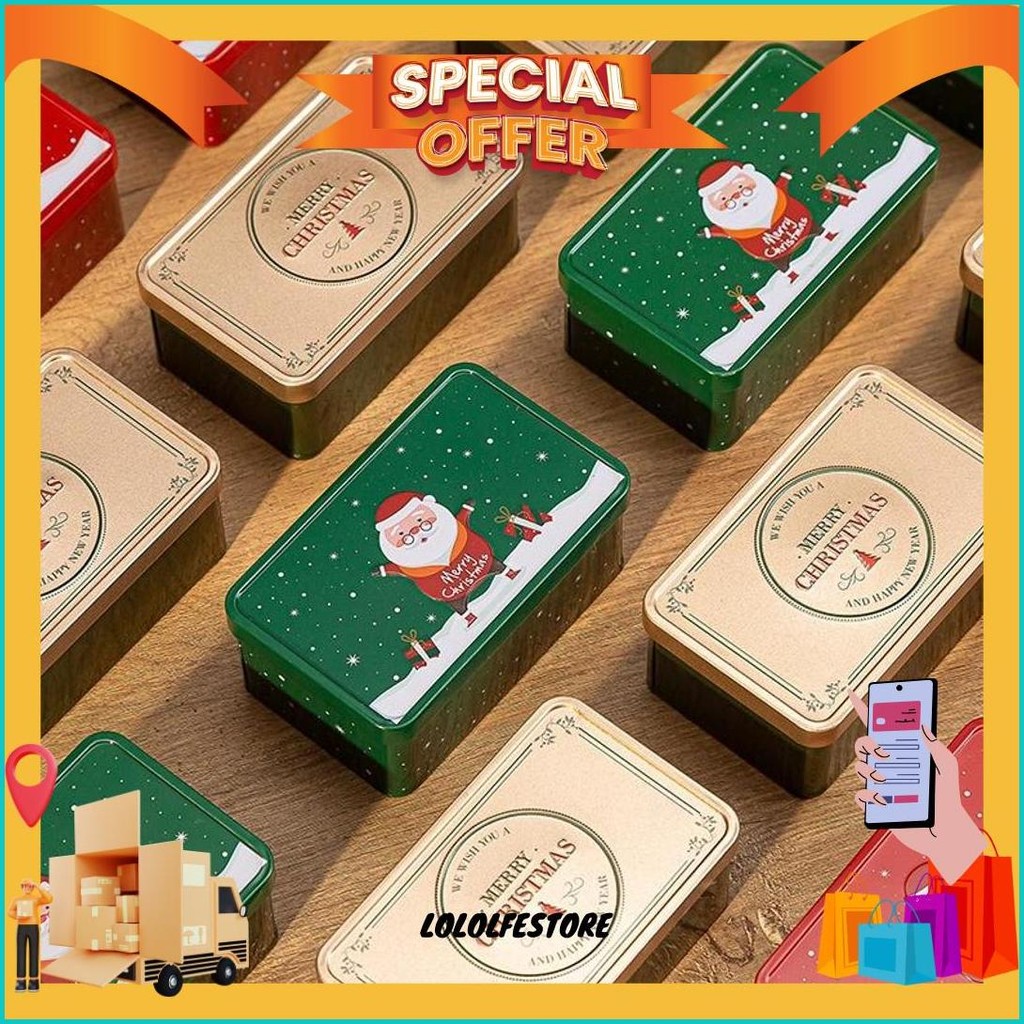 

2024Cm - Kaleng Mini Cookies - Kaleng Cookies Best Wishes - Kaleng Hadiah - Kaleng Biskuit Permen Xmas - Scoop Kotak Natal Tin Box Kaleng Kilat