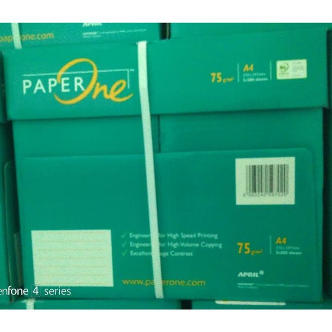 

TERBARU - KERTAS HVS A4 75gr PAPER ONE