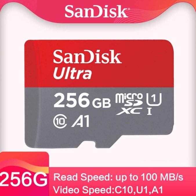 NEW Memory Sandisk 128/256 GB Class 10 Ultra A1 Sandisk Original