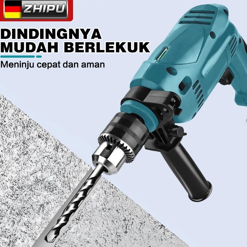 ZHIPU Mesin Bor Beton  Berkualitas 13 mm - Bor Impact Drill Listrik